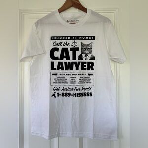 White Cat Lawyer T-Shirt